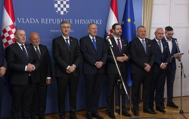 Banski dvori, primanje hrvatske rukometne reprezentacije