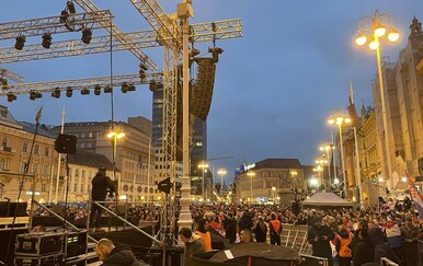 Doček rukometaša na Trgu bana Jelačića