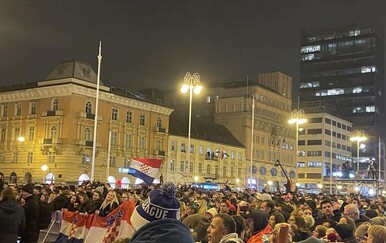 Doček rukometaša na Trgu bana Jelačića