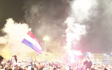 Doček rukometaša na Trgu bana Jelačića