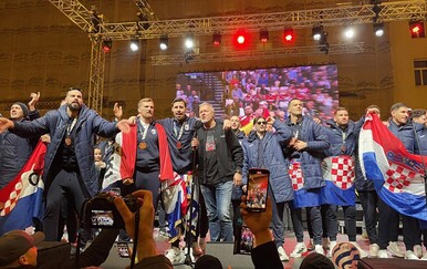 Doček rukometaša na Trgu bana Jelačića