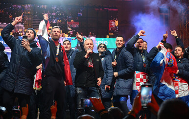 Doček rukometaša na Trgu bana Jelačića