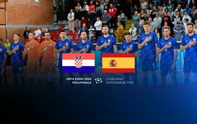 HRVATSKA - ŠPANJOLSKA: Utakmica generacije u polufinalu futsalskog Eura