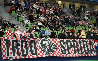 Na futsal utakmici Hrvatske osvanuo transparent "TRDO SPRIDA": Znate li što to znači?
