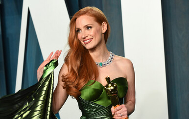 Jessica Chastain u očaravajućoj zelenoj haljini na Oscarima 2022.
