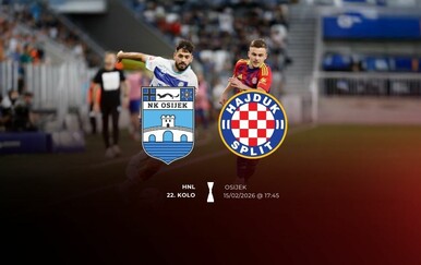 UŽIVO Osijek i Hajduk zatvaraju 22. kolo HNL-a