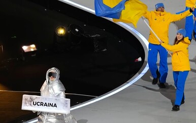 Ruska volonterka predvodila ukrajinske sportaše na otvaranju Igara