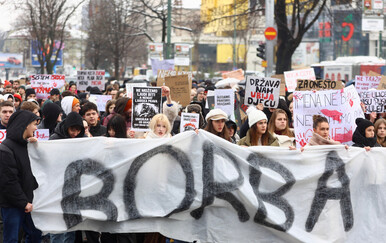 Prosvjed u Sarajevu nakon tramvajske nesreće