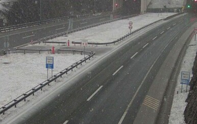 Snijeg već pada u dijelovima Hrvatske, na moru olujna bura