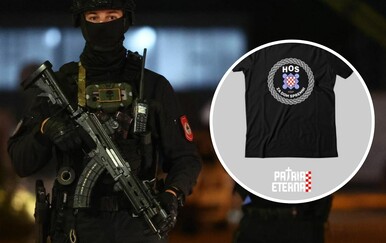 SIPA intervenirala zbog prodaje majica sa znakom HOS-a