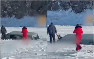 VIDEO Pojavila se uznemirujuća snimka: Bus s putnicima začas je potonuo u Bajkalsko jezero