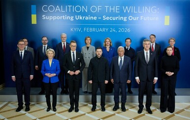 Četiri godine rata: EU čelnici u Kijevu uz Zelenskog