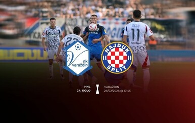UŽIVO Varaždin - Hajduk u 24. kolu HNL-a