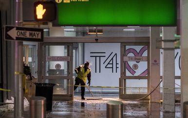 Poplavila njujorška zračna luka JFK (Foto: AFP)