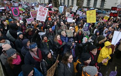 Marš žena u Londonu (Foto: AFP)