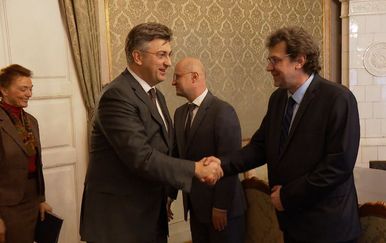 Premijer Plenković primio predstavnike Hrvata u Srbiji (Foto: Dnenvni.hr)