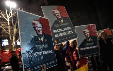 U Zürichu održan prosvjed protiv Trumpa (Foto: AFP)