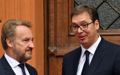 Bakir Izetbegović, Aleksandar Vučić (Foto: Arhiva/AFP)