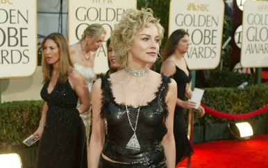 Sharon Stone u kreaciji modne kuće Versace