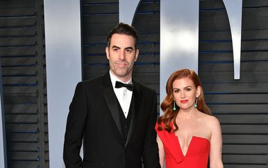 Isla Fisher i Sacha Baron Cohen (Foto: AFP)