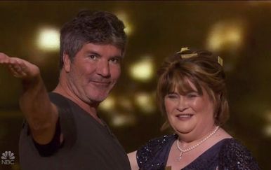 Susan Boyle i Simon Cowell (Foto: Profimedia)