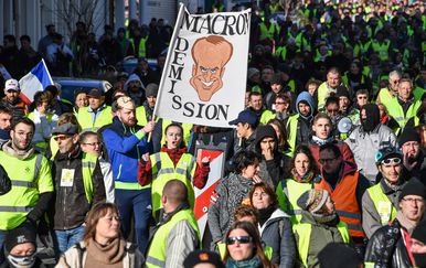 Prosvjed \"žutih prsluka\", Francuska (Foto: Pascal GUYOT / AFP)