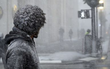 Velika hladnoća u SAD-u (Foto: AFP)