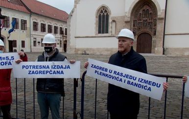 Prosvjed o obnovi Zagreba - 2
