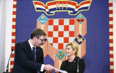 Aleksandra Vučić i Kolinda Grabar Kitarović