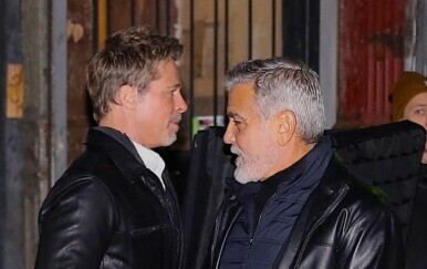Brad Pitt i George Clooney na setu filma - 5