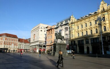 Sunčano i hladno jutro u Zagrebu