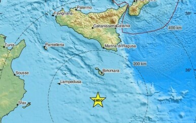 Potres u Sredozemnom moru