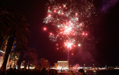 Doček Nove godine u Splitu