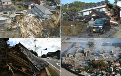 Šteta od razornog potresa koji je na Novu godinu pogodio Japan