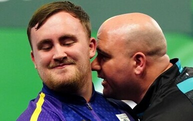 Luke Littler i Rob Cross