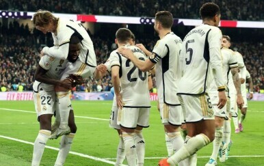 Antonio Rudiger i Luka Modrić slave pogodak Real Madrida
