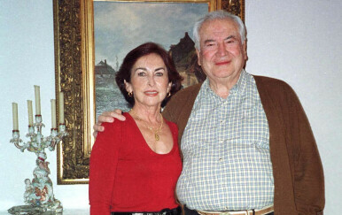 Andronico Luksic sa suprugom