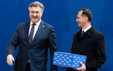 Andrej Plenković i Dragan Primorac