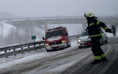 Snijeg na autocesti