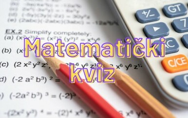 Matematički zadaci i kalkulator uz naslov kviza