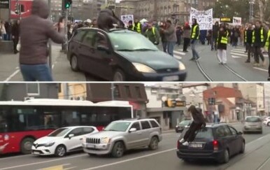 Automobilom udario studenticu tijekom odavanja počasti u Beogradu