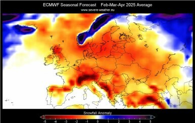 Prognoza za proljeće prema ECMWF modelu