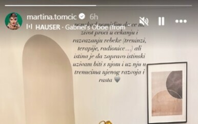 Martina Tomčić na Instagramu