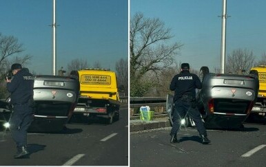 Prometna nesreća na Aleji Bologna