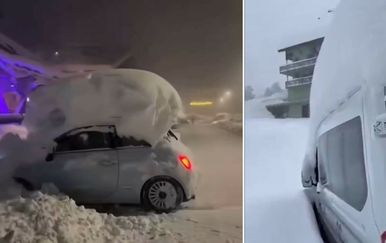 Snježna oluja u Italiji