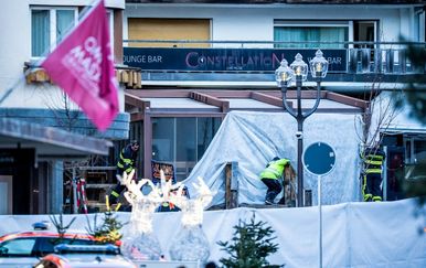 Očevid nakon eksplozije na švicarskom skijalištu