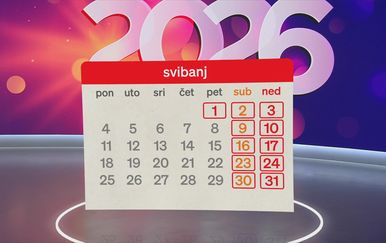 Pregled 2026. godine: Pogledajte koje su najbolje prilike za spajanje, ali i kada blagdan pada na vikend