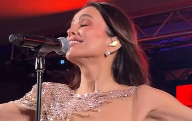 Severina nastupala na dočeku u vodičkom hotelu