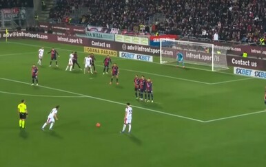 VIDEO Pogledajte lukavi Modrićev slobodnjak: Bio je blizu drugog gola za Milan