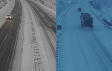 Snijeg otežava promet: Kamioni ne mogu iz Dalmacije prema unutrašnjosti